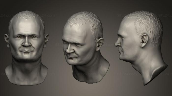 Бюсты и барельефы известных личностей (Фернандо, BUSTC_0188) 3D модель для ЧПУ станка
